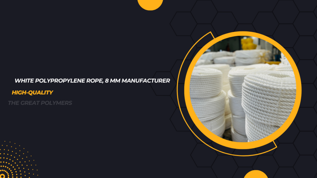 White Polypropylene Ropes, 8 mm Manufacturer
